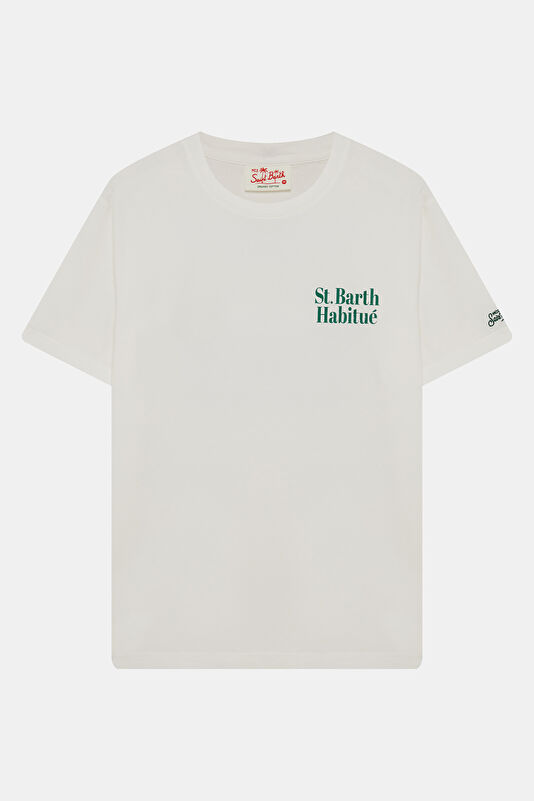 Portland Teddy Car Erkek Beyaz T-Shirt