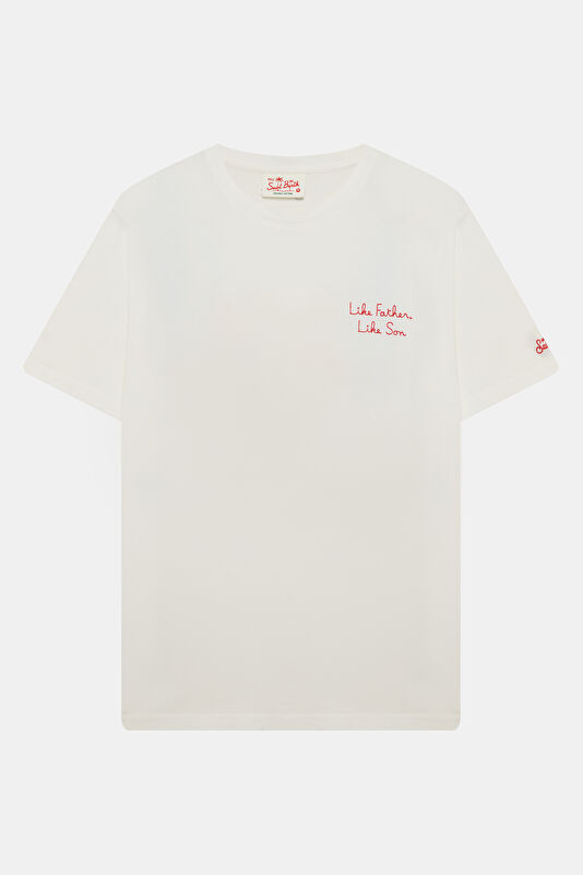 Portland Homer Bart Erkek Beyaz T-Shirt
