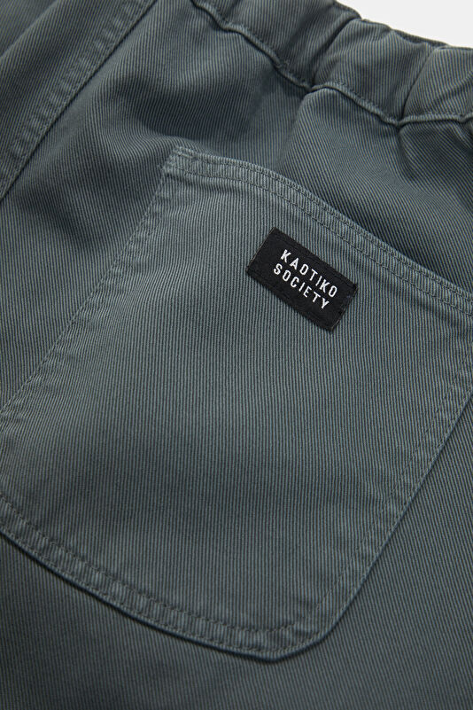 Relax Kalıp Yeşil Baggy Erkek Pantolon 4