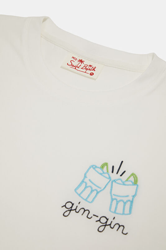 Portofino Gin Gin Men's White T-Shirt 3