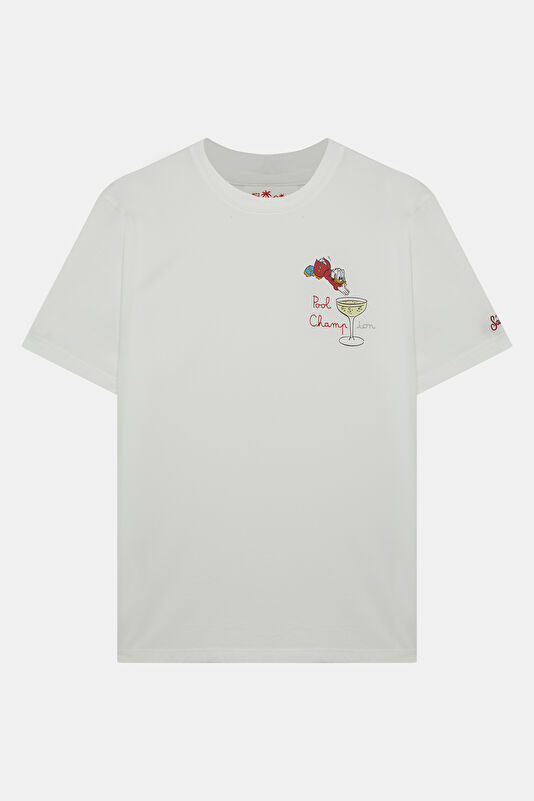 Portofino Scrooge Champion Men's White T-Shirt