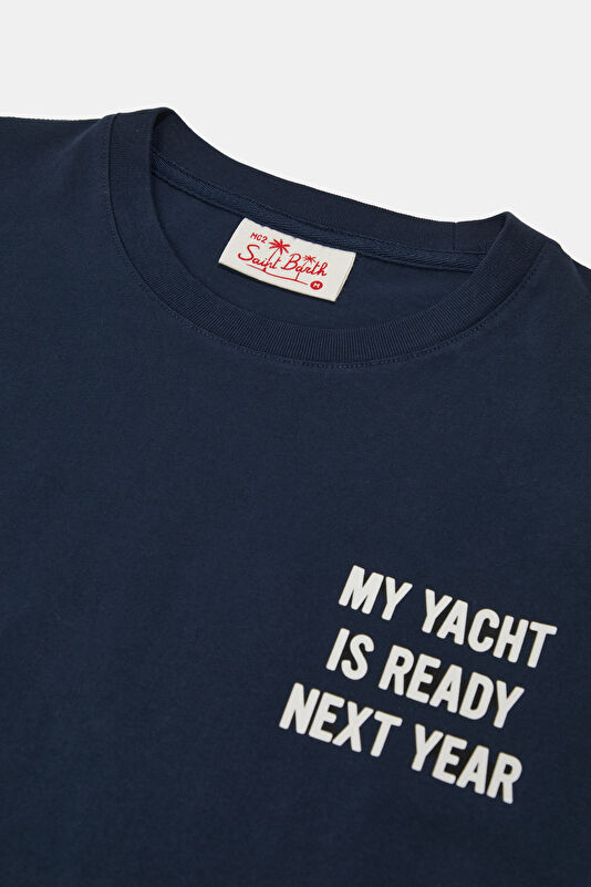 Portland My Yacht Men's Navy T-Shirt 3