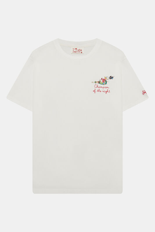 Portofino Scrooge Champion Night Erkek Beyaz T-Shirt