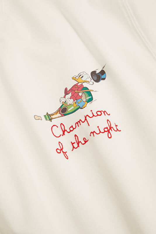 Portofino Scrooge Champion Night Erkek Beyaz T-Shirt 4