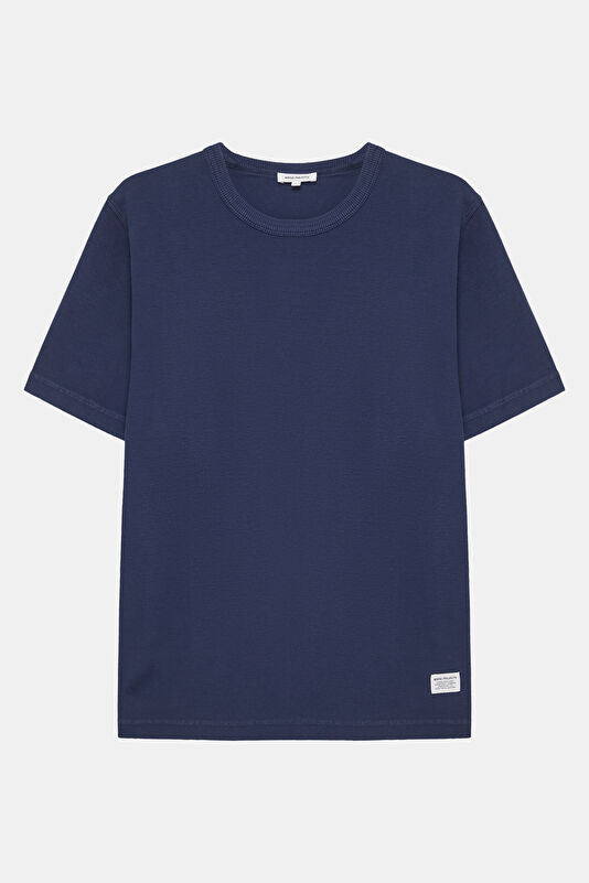 Relax Fit Navy Crew Neck Men's T-Shirt
