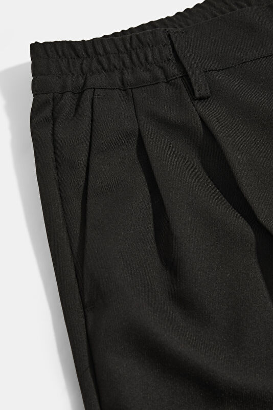 Relax Fit Black Wide Leg Trousers 4