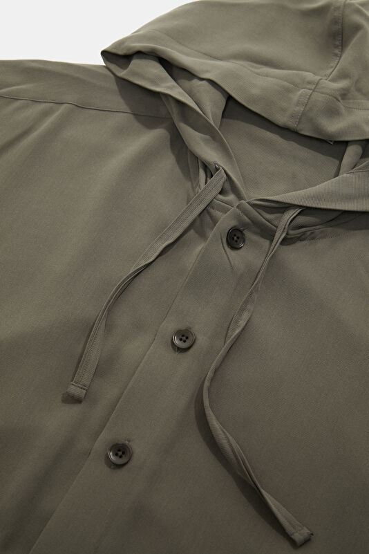 Khaki Relax Fit Men's Shirt 3