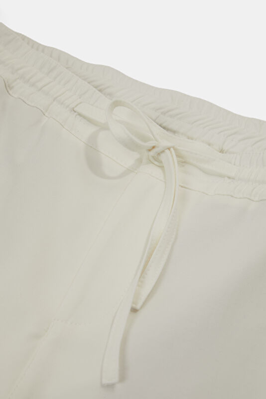 White Straight Men's Trousers 3