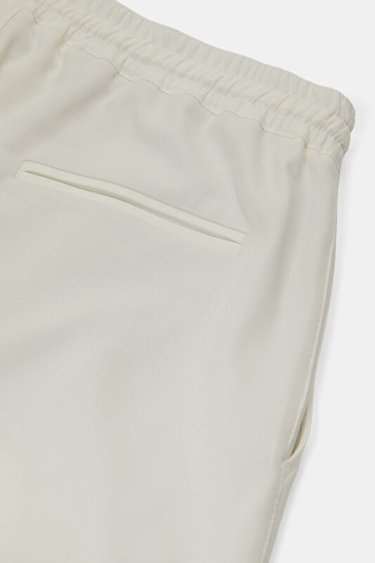 White Straight Men's Trousers 4