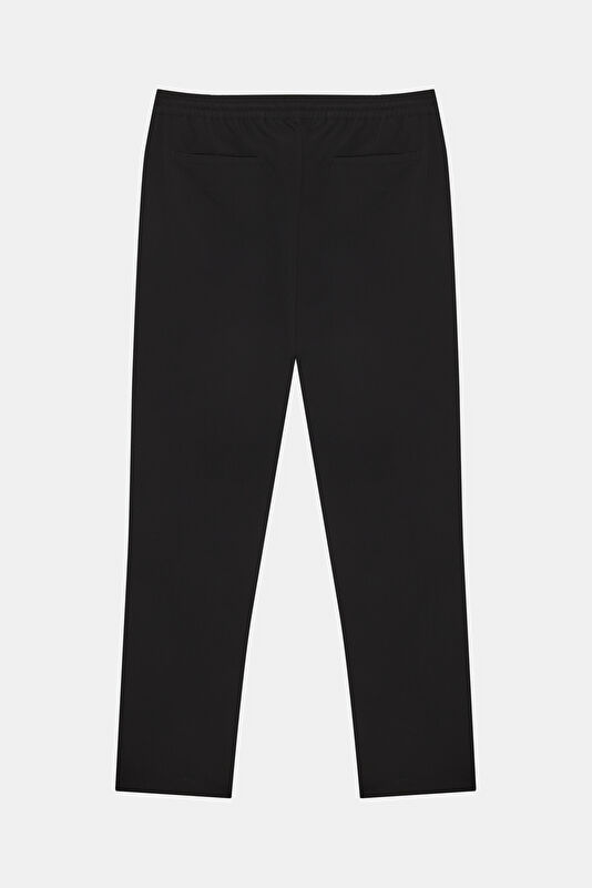 Black Straight Leg Men's Trousers 2