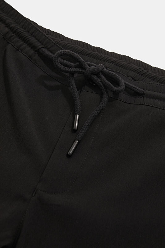 Black Straight Leg Men's Trousers 3