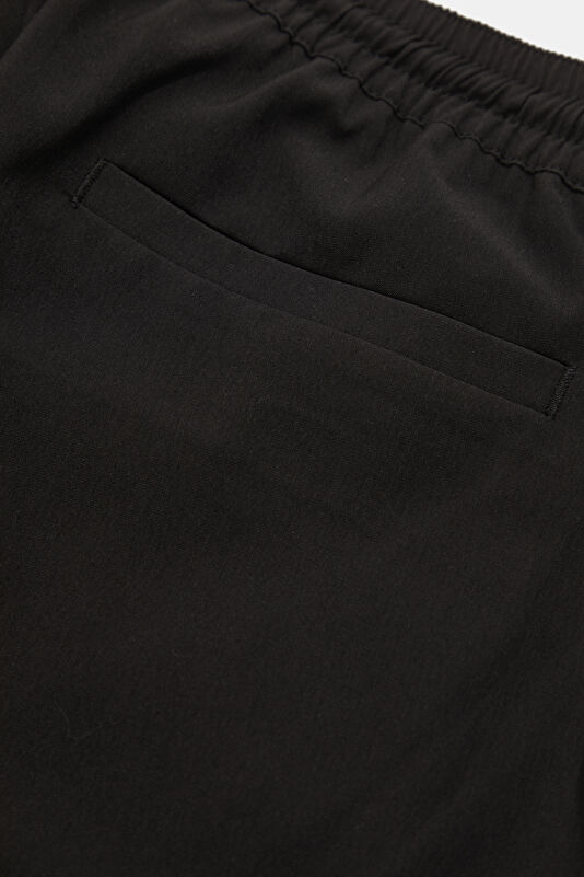 Black Straight Leg Men's Trousers 4