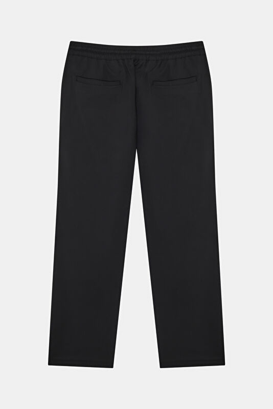Black Straight Leg Men's Trousers 2