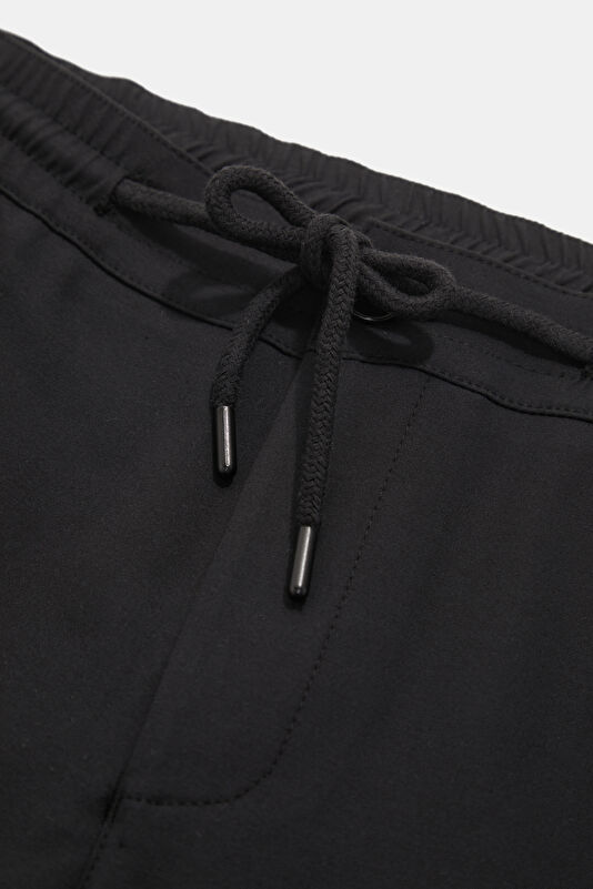 Black Straight Leg Men's Trousers 3