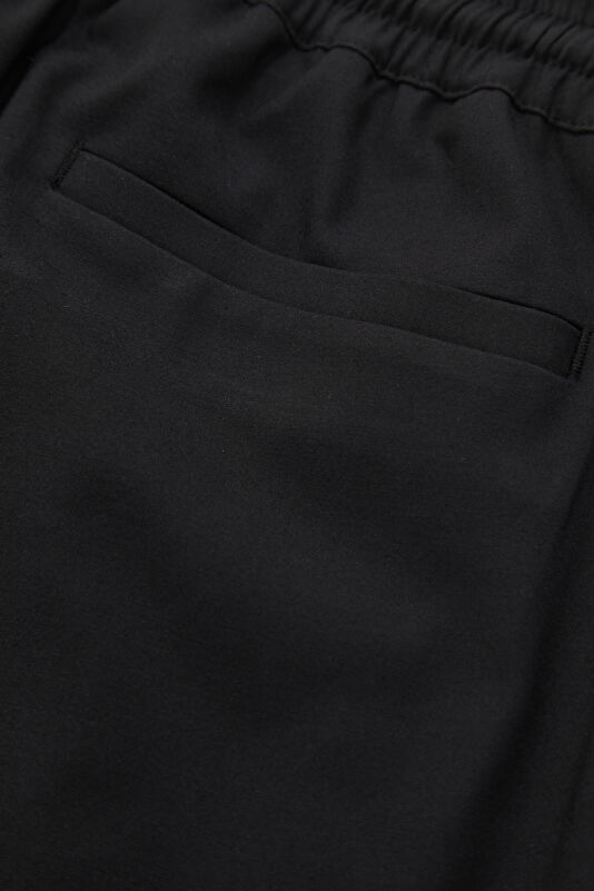 Black Straight Leg Men's Trousers 4