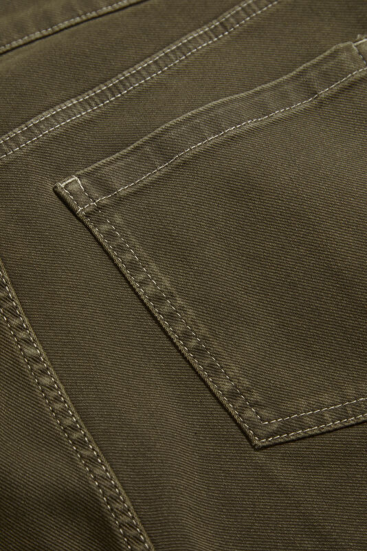 Khaki Wide Leg Trousers 4