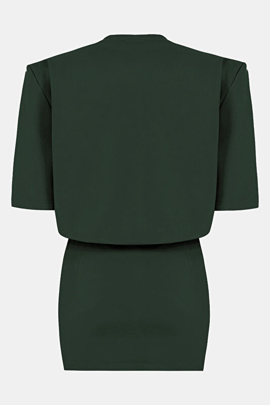 Khaki Mini Dress 2