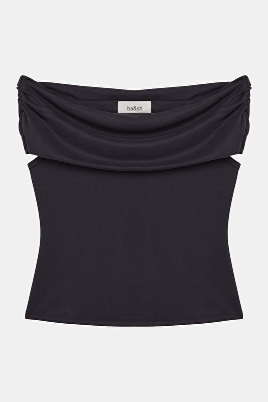 Brown Strapless Women's T-Shirt