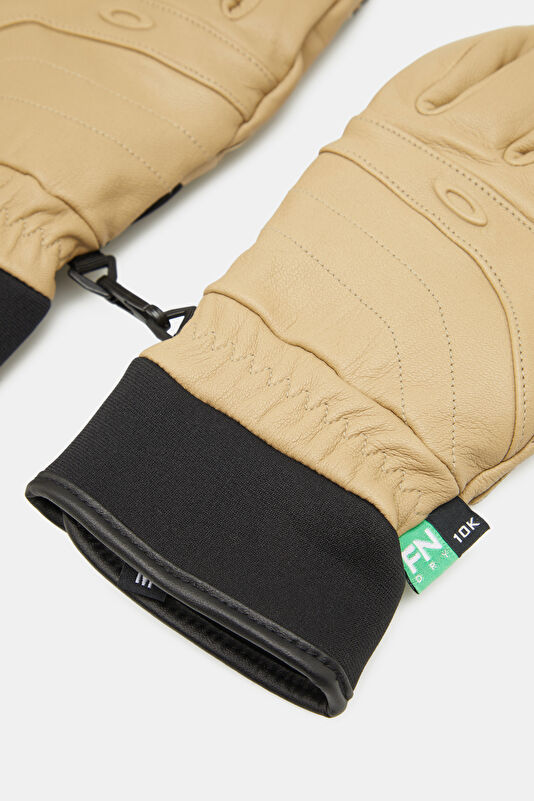 W. Peak Dark Beige Leather Women's Gloves 2