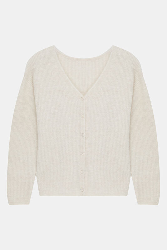 Cream Wool Women's Sweater