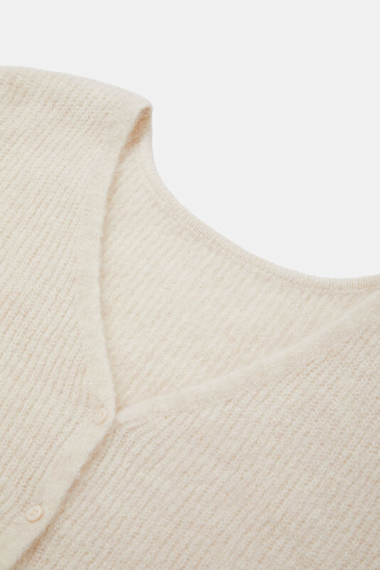Cream Wool Women's Sweater 3