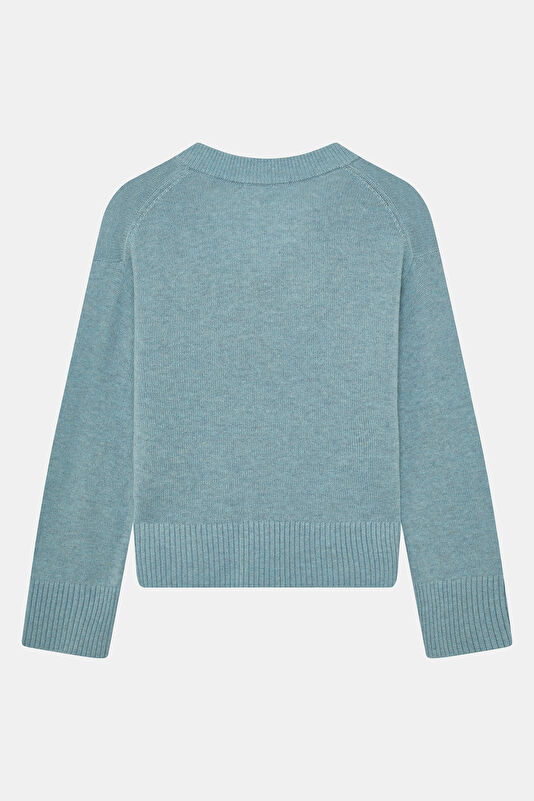 Blue Wool Women's Sweater 2
