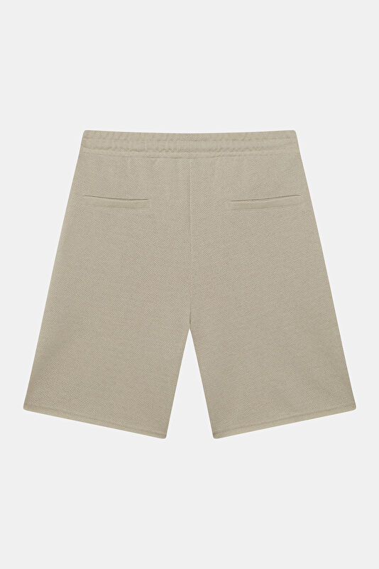 Beige Straight Men's Shorts 2