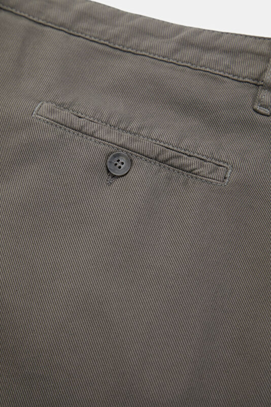 Men's Grey Straight Leg Trousers 4