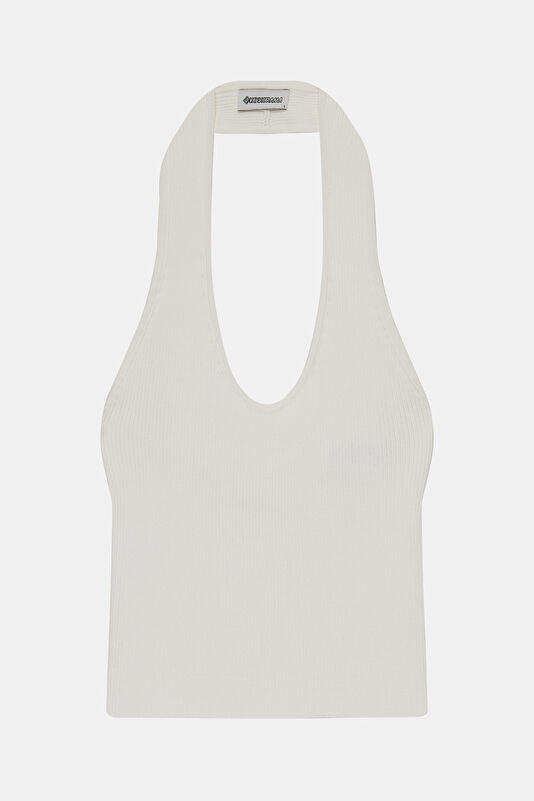 Women's Sleeveless Blouse in Ecru