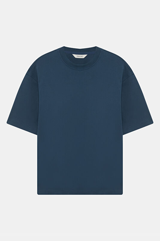 Relax Fit Petrol Crew Neck Men's T-Shirt