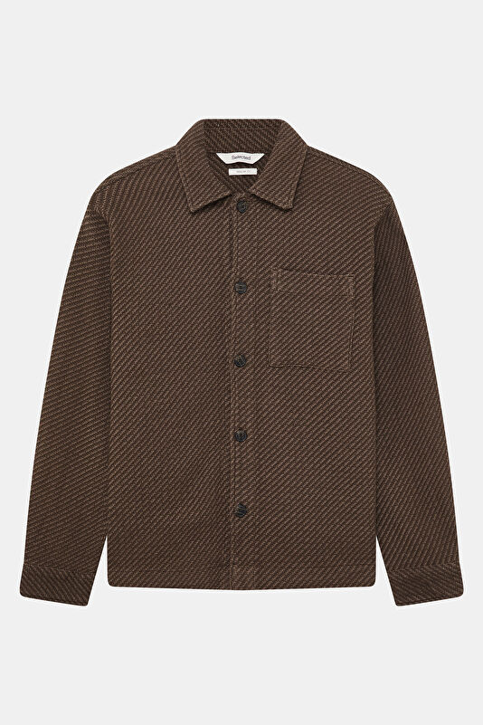 Brown Organic Cotton Men's Cardigan 3