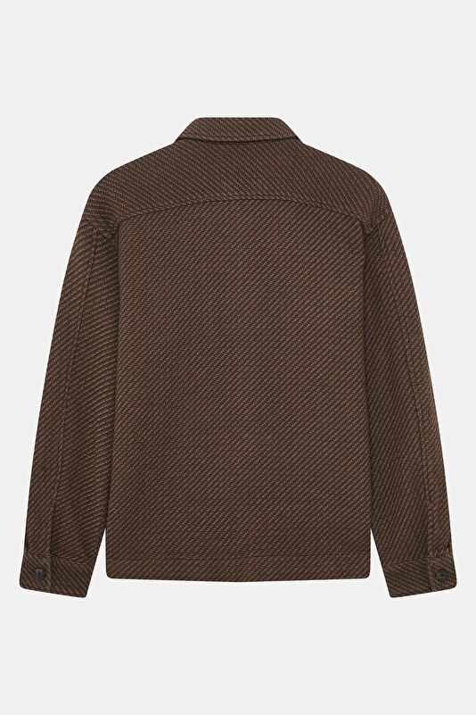 Brown Organic Cotton Men's Cardigan 4
