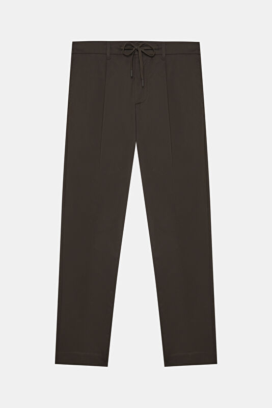 Brown Straight Men's Pants