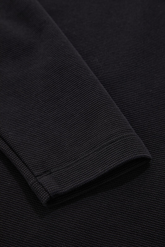 Siyah Dik Yaka Erkek Sweatshirt 4