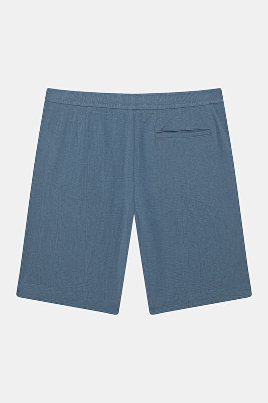 Blue Organic Cotton Men's Shorts 2