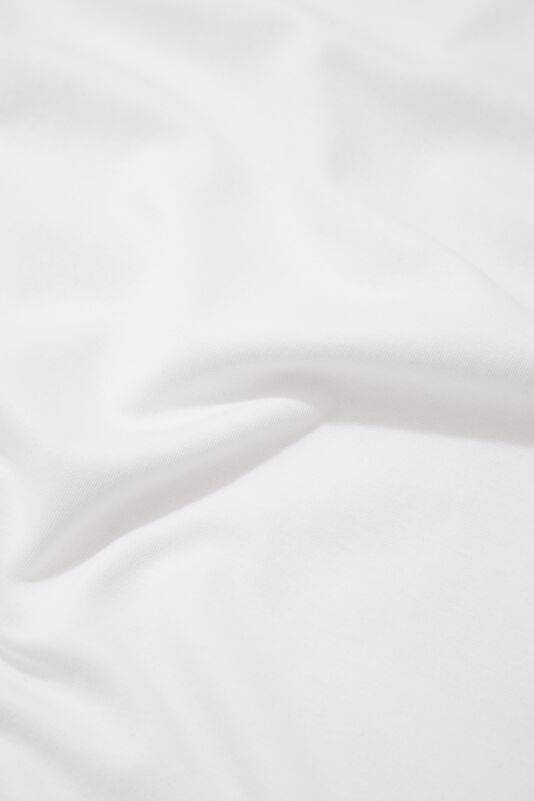 Relax Fit White Crew Neck Men's T-Shirt 4
