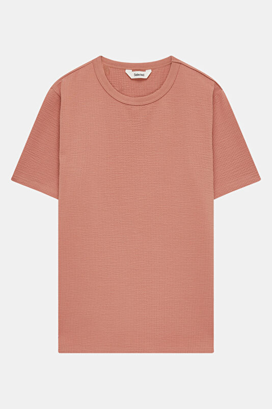 Pink Crew Neck Men's T-Shirt