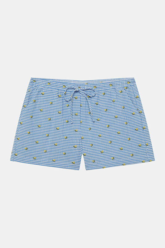 Colorful Embroidered Women's Shorts