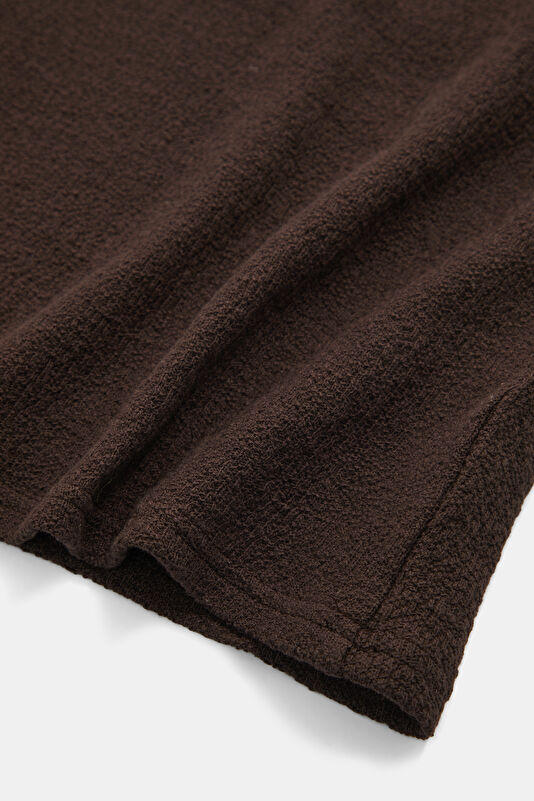 Brown Crew Neck Kids' T-Shirt 4