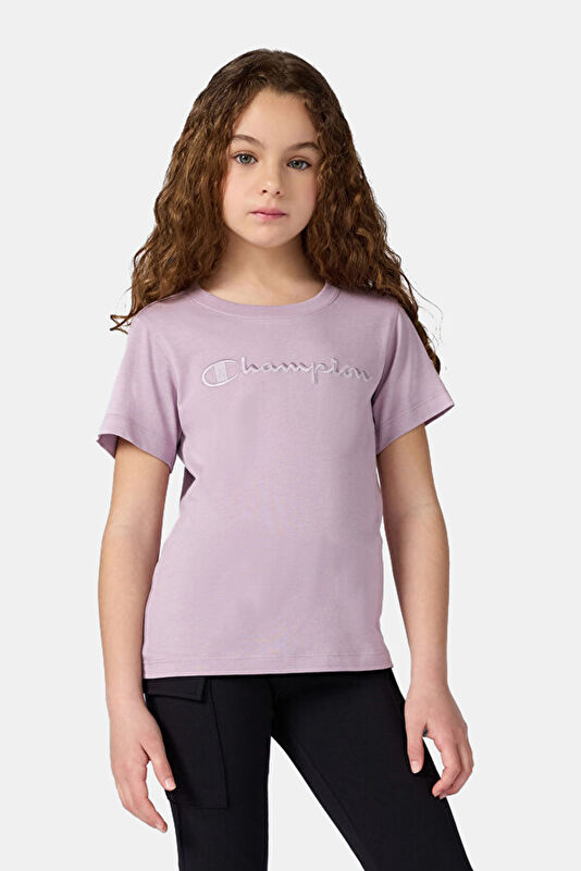 Lilac Crew Neck Kids' T-Shirt