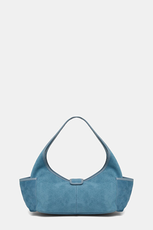 The Luna Blue Leather Bag 3