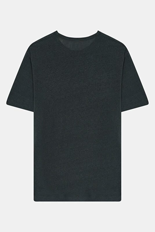 Relax Fit Khaki Crew Neck Men's Shirt 2