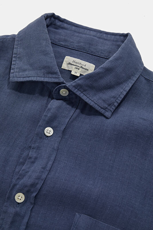Relax Fit Indigo Men's Shirt 3