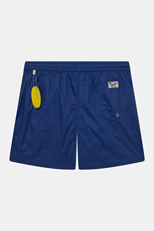 Navy Elastic Waist Men's Swimsuit 2