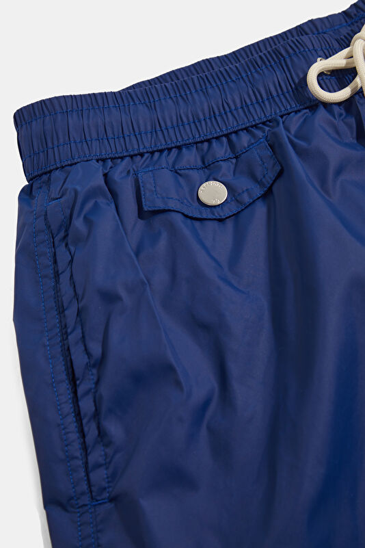 Navy Elastic Waist Men's Swimsuit 4