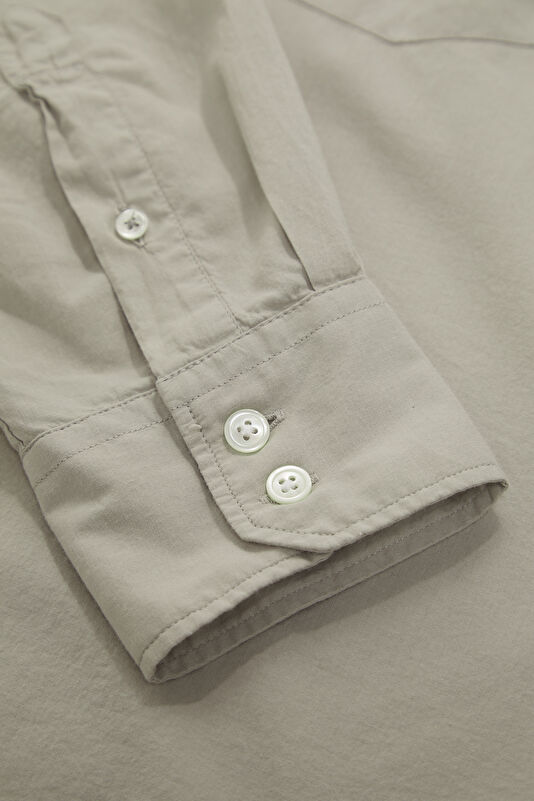 Relax Fit Light Green Men's Shirt 4