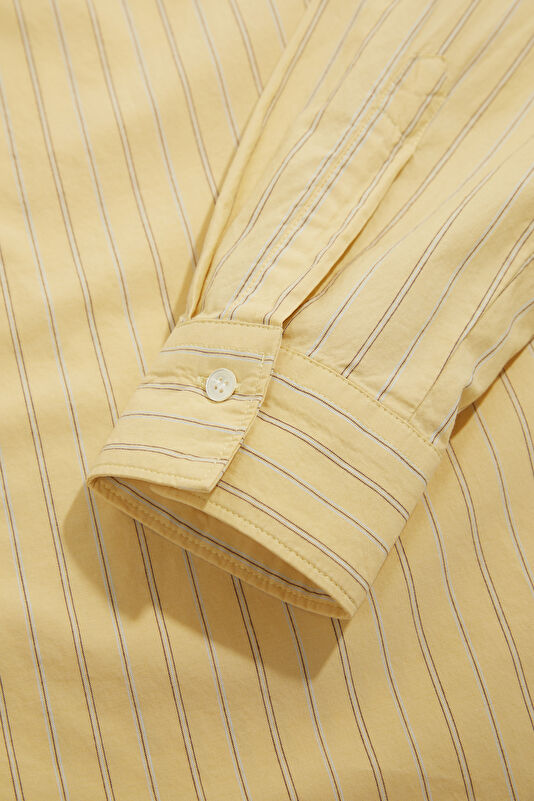 Yellow Striped Patterned Shirt 4