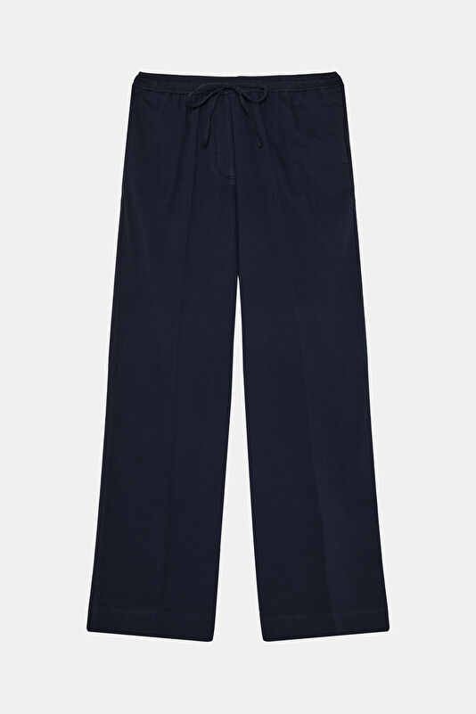 Siyah Wide Leg Kadın Pantolon