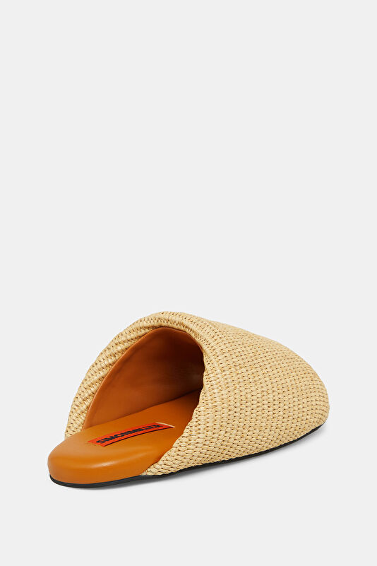 Raffia Bubble Beige Women's Slippers 3