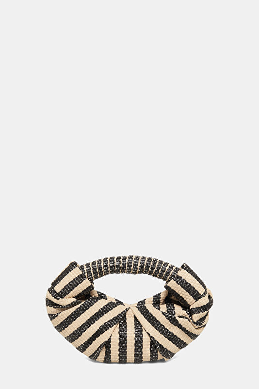 Lopsy Cream Striped Bag